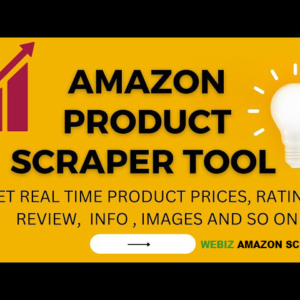 Amazon Price & Product Scraper Tool – Track Prices, Scrape Product Details, Images & Reviews