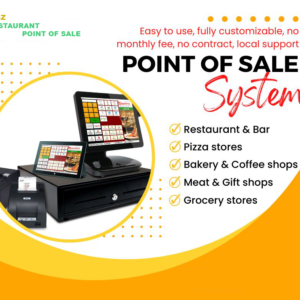 POS System for Restaurants | Fast Order Taking, Kitchen Display, Multi-Branch & Inventory Control 1 year license.